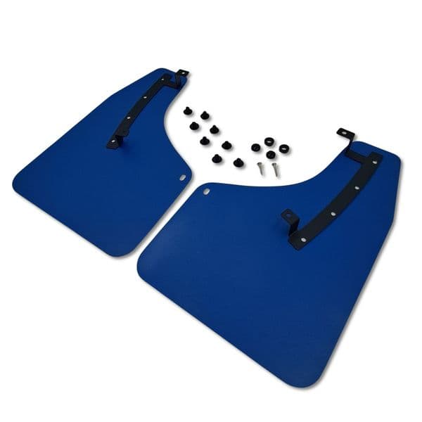 rallyflapZ | Mud Flaps to fit Ford Transit Custom 2024+ (MSRT Vans Only) BLUE