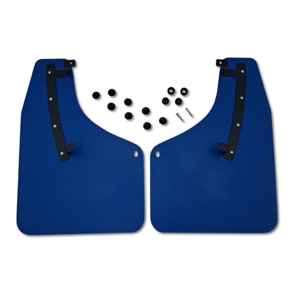 rallyflapZ | Mud Flaps to fit Ford Transit Custom 2024+ (MSRT Vans Only) BLUE