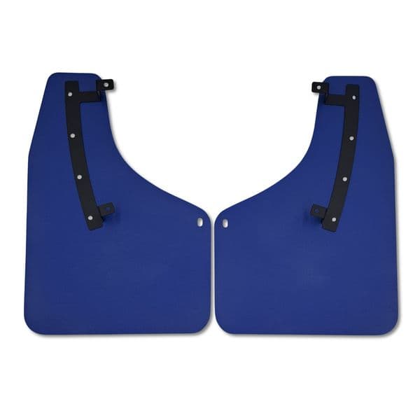 rallyflapZ | Mud Flaps to fit Ford Transit Custom 2024+ (MSRT Vans Only) BLUE