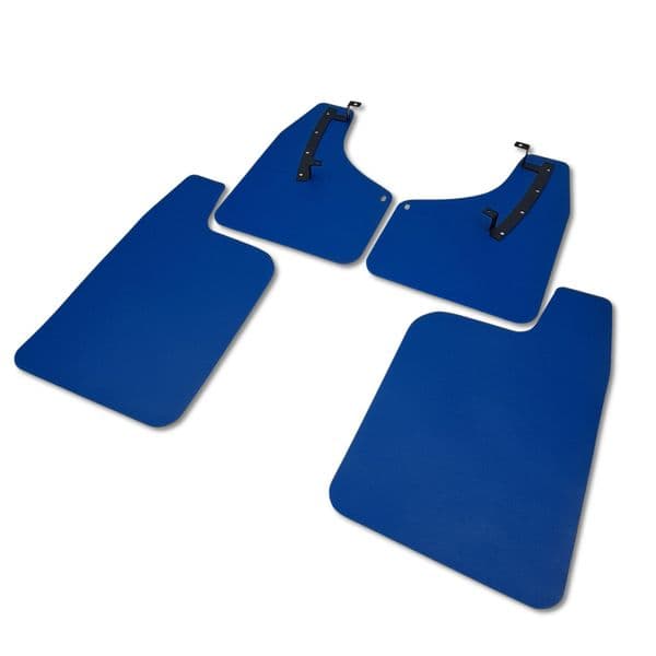 rallyflapZ | Mud Flaps to fit Ford Transit Custom 2024+ (MSRT Vans Only) BLUE
