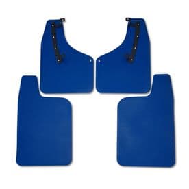 rallyflapZ | Mud Flaps to fit Ford Transit Custom 2024+ (MSRT Vans Only) BLUE