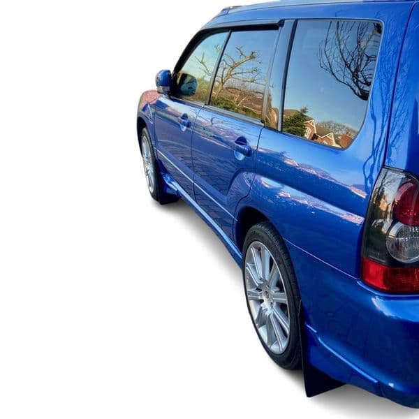 rallyflapZ | Mud Flaps to fit Forester STI 04-08 BLACK