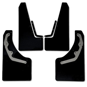 rallyflapZ | Mud Flaps to fit  FREELANDER 2  / L359  06-15 BLACK (All Options)