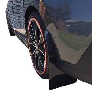 rallyflapZ | Mud Flaps to fit i30N (Fastback)  BLACK