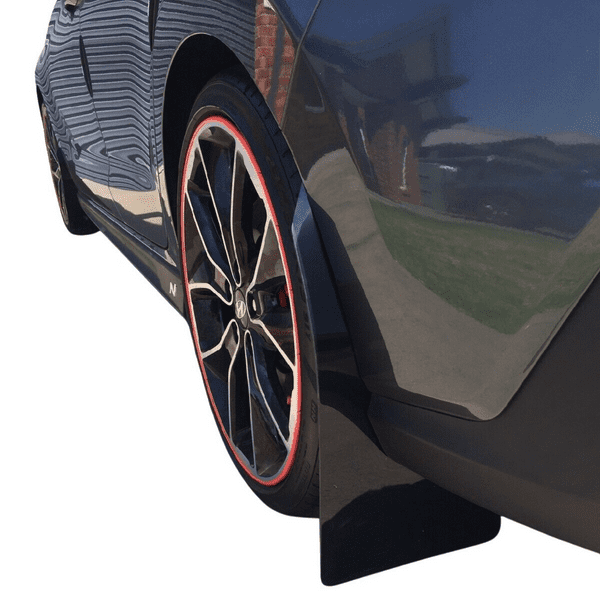 rallyflapZ | Mud Flaps to fit i30N (Fastback) BLACK