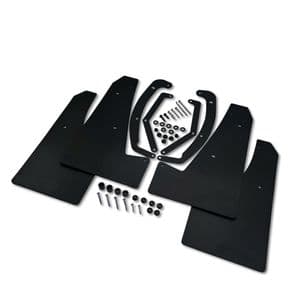rallyflapZ | Mud Flaps to fit IBIZA MK4 6J 08-17  BLACK (All Options)