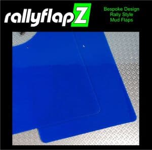 rallyflapZ | Mud Flaps to fit IBIZA MK4 6J 08-17  BLUE (All Options)