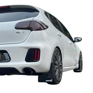 rallyflapZ | Mud Flaps to fit Kia Ceed & Pro_Ceed GT 2nd Gen 13-17  BLACK