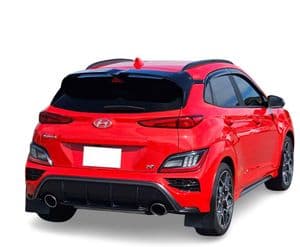 rallyflapZ | Mud Flaps to fit Kona N | N-Line (2017-23) 1st Gen  BLACK