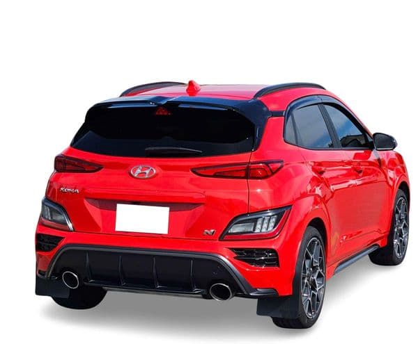 rallyflapZ | Mud Flaps to fit Kona N | N-Line (2017-23) 1st Gen BLACK