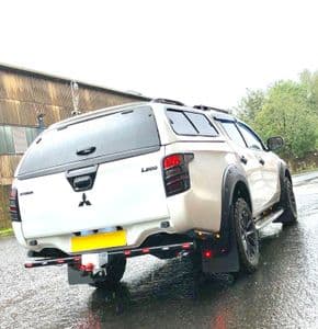 rallyflapZ | Mud Flaps to fit L200 PICK-UP 5TH GEN 2015+  BLACK