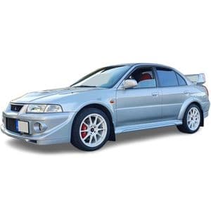 rallyflapZ | Mud Flaps to fit Lancer Evo 5 / 6 98-01 BLACK