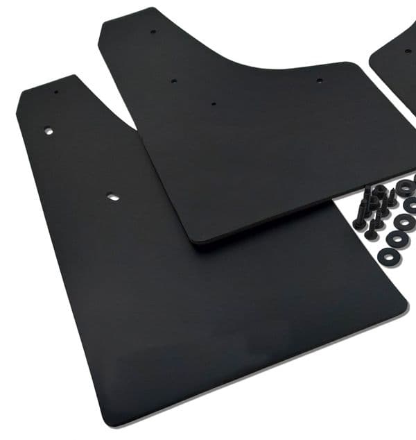 rallyflapZ | Mud Flaps to fit LEON MK2 2ND GEN TYPE 1P 05-11  BLACK (All Options)