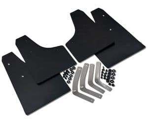 rallyflapZ | Mud Flaps to fit LEON MK2 2ND GEN TYPE 1P 05-11  BLACK (All Options)