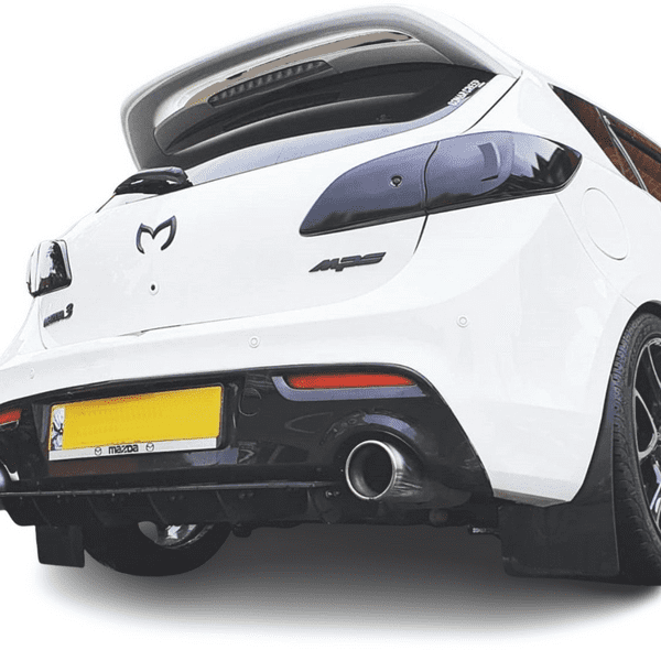 rallyflapZ | Mud Flaps to fit Mazda 3 MPS 07-13 BLACK