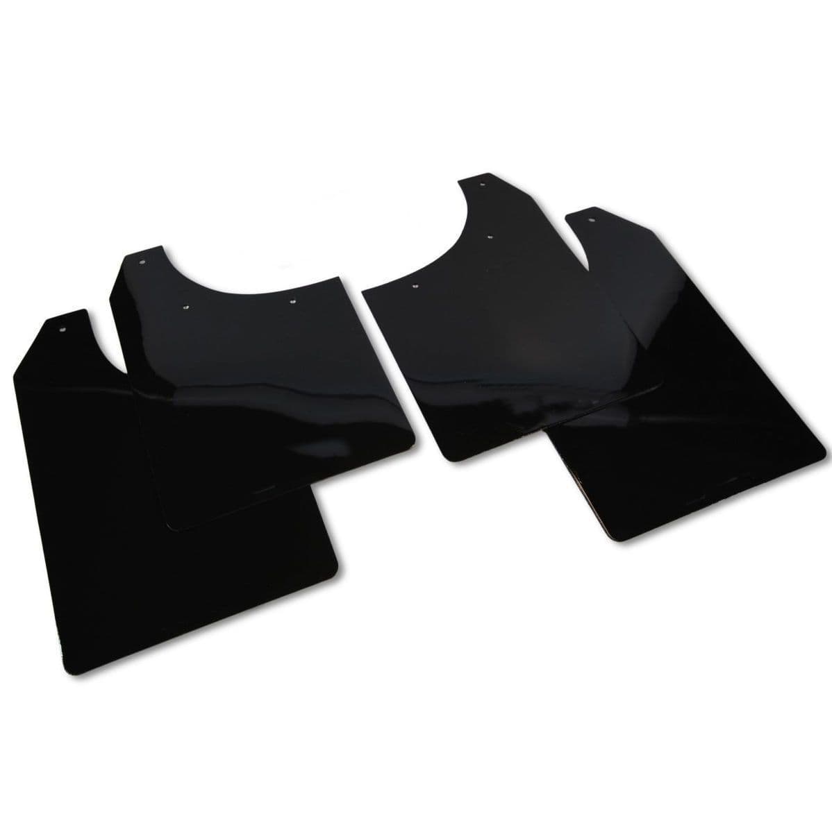 rallyflapZ Mud Flaps to fit MG ZR 2001-2005 BLACK