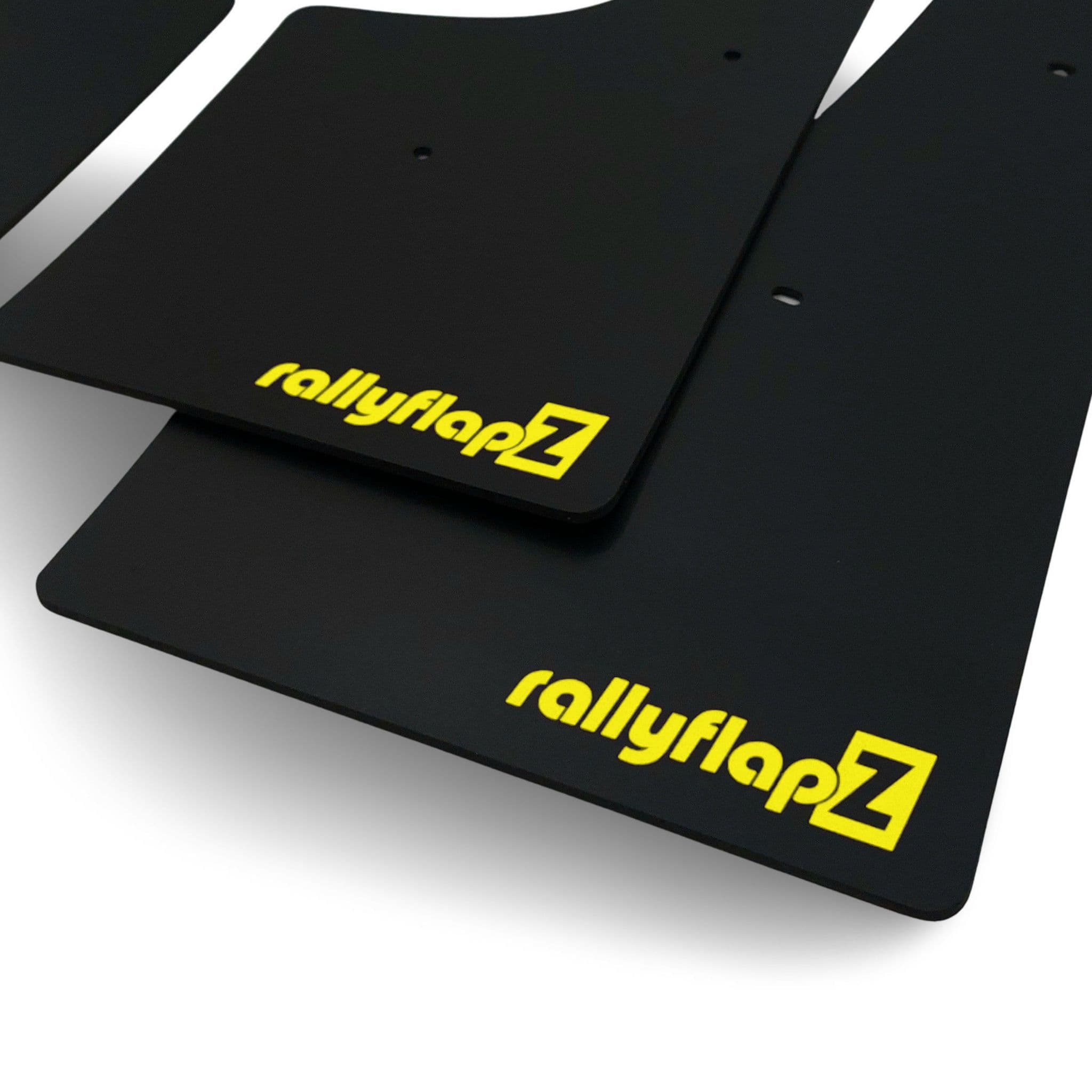 rallyflapZ Mud Flaps to fit MG ZR 2001-2005 BLACK