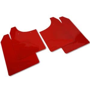 rallyflapZ | Mud Flaps to fit MG ZR  (2001-2005) RED