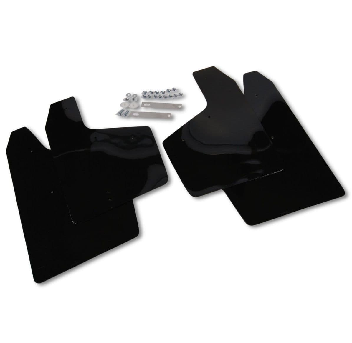 rallyflapZ Mud Flaps to fit MG ZS 2001-2005 BLACK