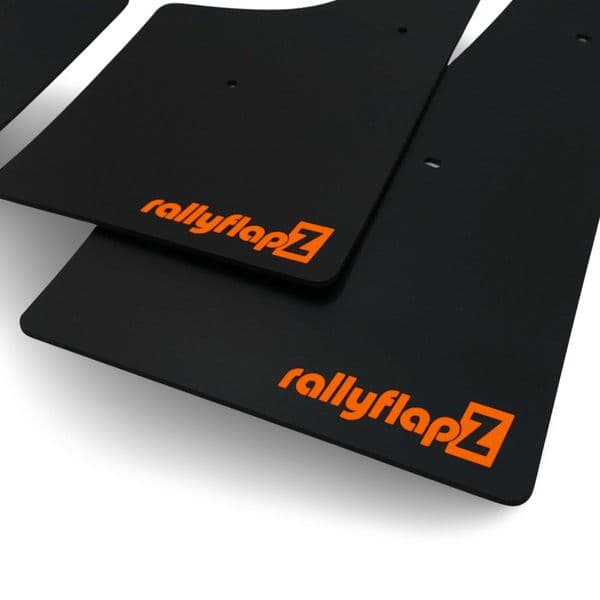 rallyflapZ | Mud Flaps to fit Peugeot 207 2006-15 BLACK