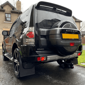 rallyflapZ | Mud Flaps to fit SHOGUN 4th Gen (06-19) SWB & LWB -BLACK