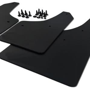 rallyflapZ | Mud Flaps to fit SWIFT (Non Sport) 05-07 BLACK  (All Options)