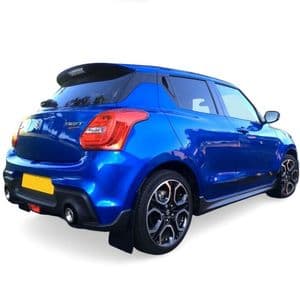 rallyflapZ | Mud Flaps to fit SWIFT SPORT ZC33S 17-23  BLACK