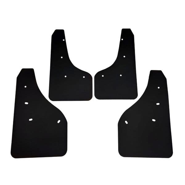 rallyflapZ | Mud Flaps to fit VW Caddy 3rd Gen 04-20 BLACK (All Options)
