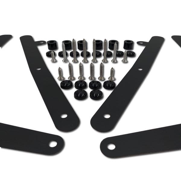 rallyflapZ | Mud Flaps to fit VW Caddy 3rd Gen 04-20 BLACK (All Options)