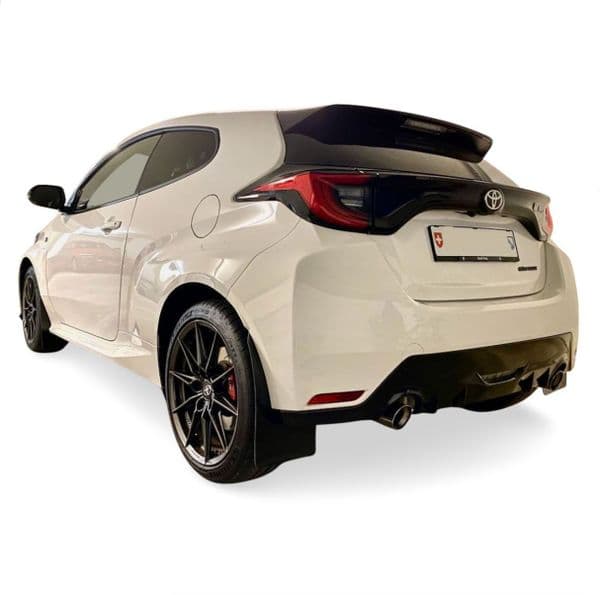 rallyflapZ Rally Style Mud Flaps TOYOTA GR YARIS, GR4 2020+ BLACK (All Options)
