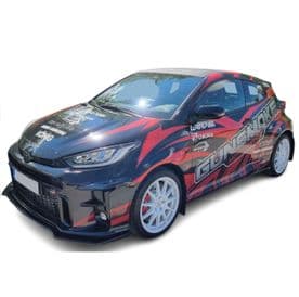 rallyflapZ Rally Style Mud Flaps TOYOTA GR YARIS, GR4 2020+ BLACK (All Options)