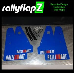 rallyflapZ to fit MITSUBISHI LANCER RALLIART SPORTBACK 08+ BLUE (All Options)