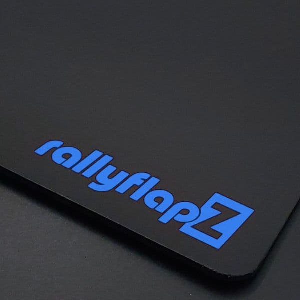 Set of 4 RALLYFLAPZ  Logo Vinyl Decals