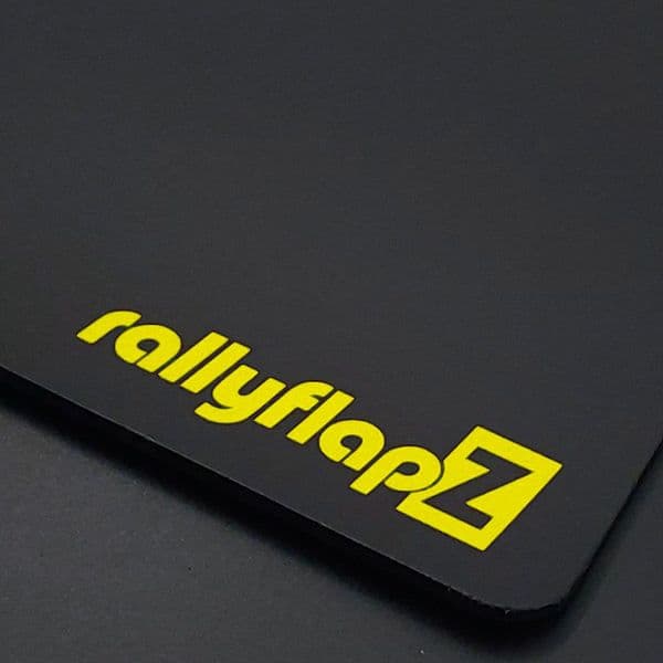 Set of 4 RALLYFLAPZ  Logo Vinyl Decals