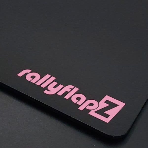Set of 4 RALLYFLAPZ  Logo Vinyl Decals