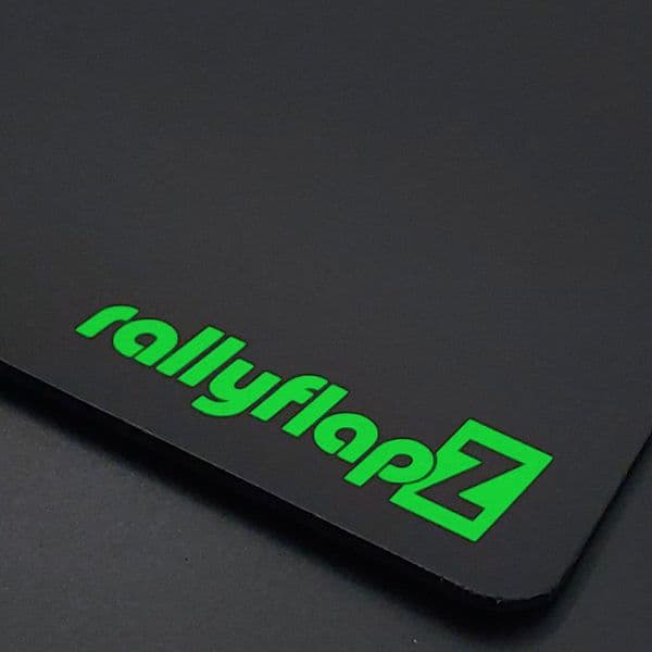Set of 4 RALLYFLAPZ  Logo Vinyl Decals
