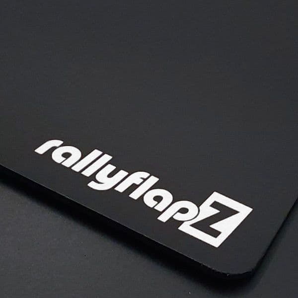 Set of 4 RALLYFLAPZ  Logo Vinyl Decals