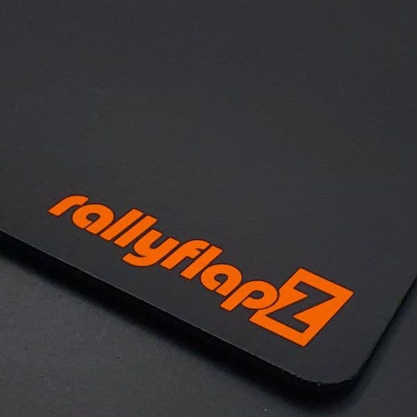 Set of 4 RALLYFLAPZ  Logo Vinyl Decals