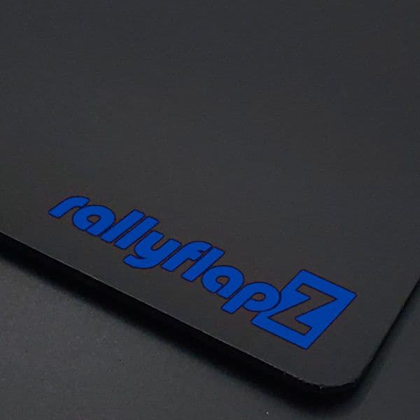 Set of 4 RALLYFLAPZ  Logo Vinyl Decals