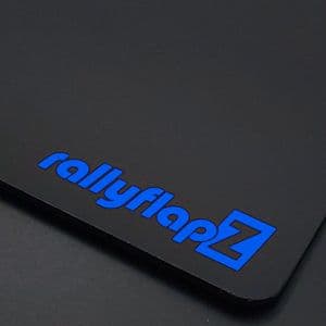Set of 4 RALLYFLAPZ  Logo Vinyl Decals
