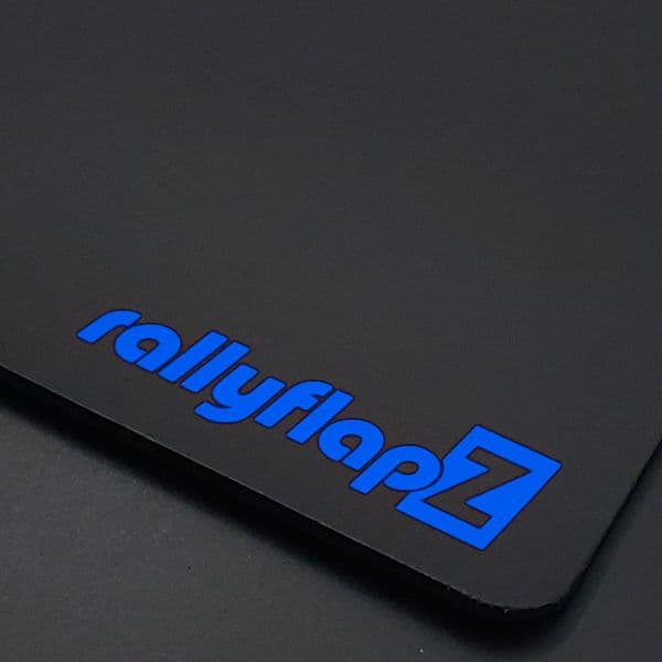 Set of 4 RALLYFLAPZ  Logo Vinyl Decals