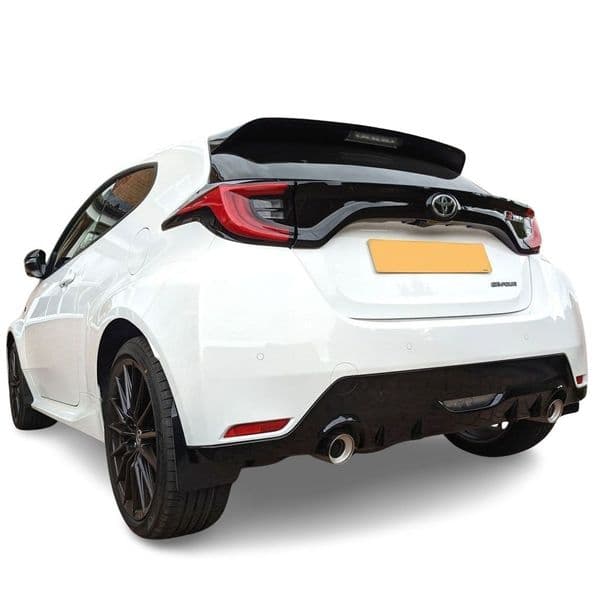 shortieZ Discreet Style Mud Flaps TOYOTA GR YARIS, GR4 2020+ BLACK (All Options)