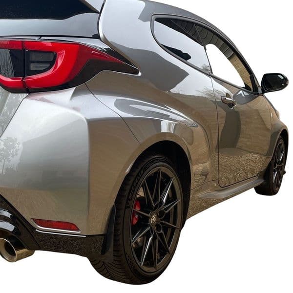 shortieZ Discreet Style Mud Flaps TOYOTA GR YARIS, GR4 2020+ BLACK (All Options)
