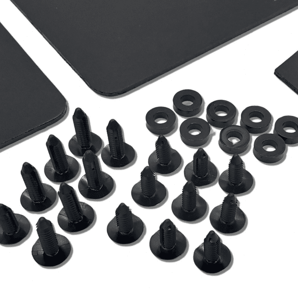 shortieZ | Mud Flaps to fit Focus Mk2 | Mk2.5 inc ST / ST225 BLACK (All Options)