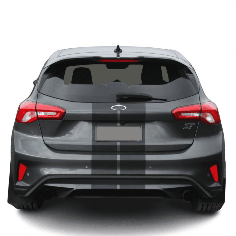 shortieZ Mud Flaps to fit Ford Focus Mk4 and Mk4 5 ST / ST-Line - BLACK