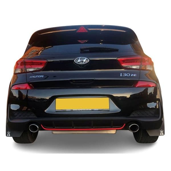 shortieZ | Mud Flaps to fit  i30N (Hatchback) PFL 2017-2020 BLACK (All Options)