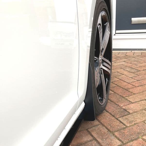 shortieZ | Mud Flaps to fit VW GOLF MK7, MK7.5 R, GTI, GTD -  BLACK