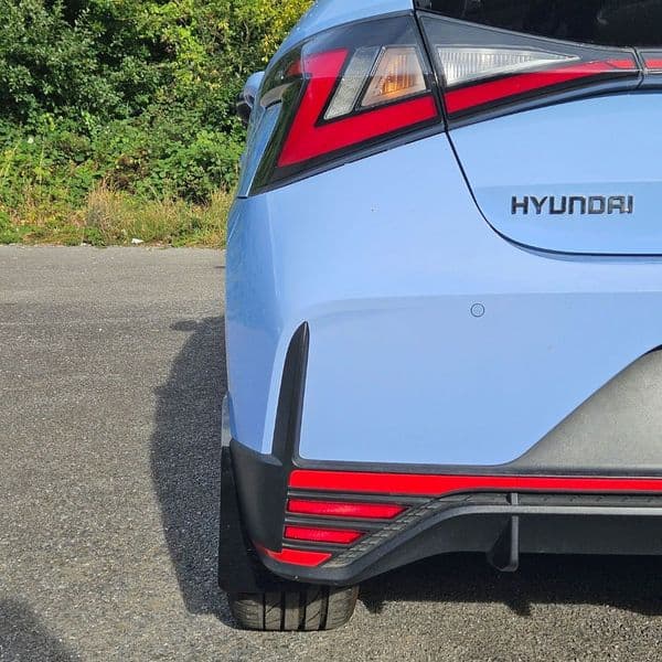 shortieZ style  Mud Flaps i20N  / N-Line Hatchback -  BLACK