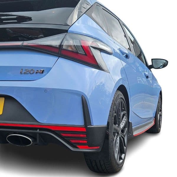 shortieZ style  Mud Flaps i20N  / N-Line Hatchback -  BLACK