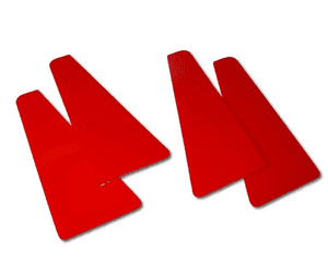 UNIVERSAL MINIFLAPZ  / SPLASH GUARDS - RED